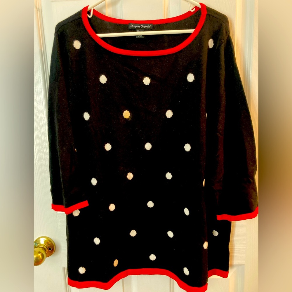 Polka Dot Lightweight Sweater